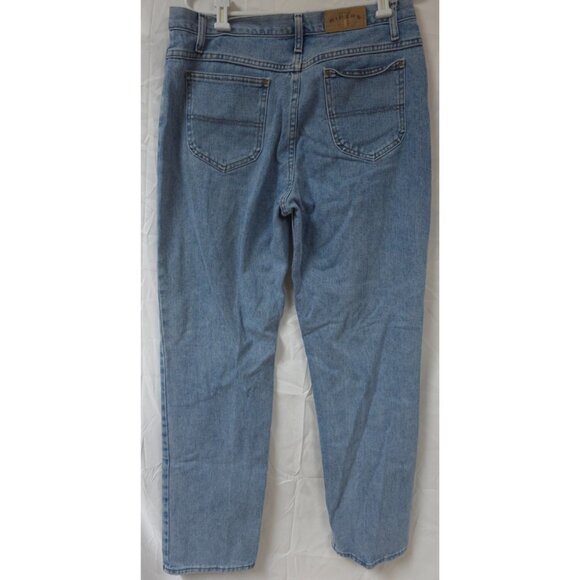 Riders By Lee Womens 14Long 34x34 Midrise Straight Leg Medium Wash Denim Jeans - Picture 7 of 15